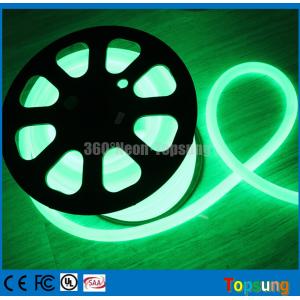 China 25m roll green pvc 360 degree led neon flex for bridge supplier