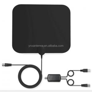 Indoor Window Paste Style Free Channel HD Antenna Digital TV Antena with V.S.W.R ≤1.5