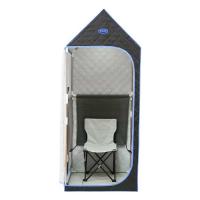 China Black Portable Full Body Sauna Tent 1 Person Spa Sauna Room on sale