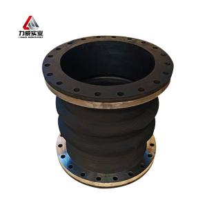 China Double-ball Rubber Flexible Connector With Flange Connection Utilizes EPDM Rubber wholesale