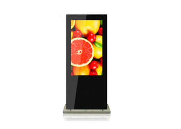 Pantalla grande lcd del quiosco de la pantalla LCD táctil que hace publicidad de la exhibición con HD, VGA, BNC