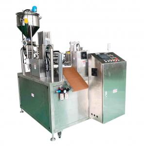 Auto Rotary Cup Filling Sealing Machine Spoon Honey Cup Filling Plastic Packing