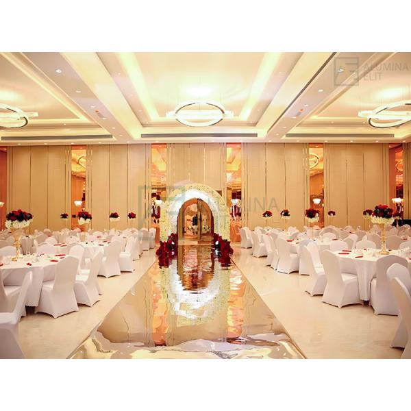 China 15mm MDF Magnesium Board 105mm Thickness Up to 6M Height Acoustic Partition Wall Movable Partition Wall wholesale