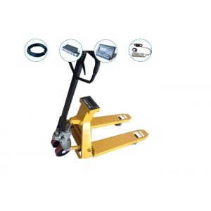 Hand Moveable Load Cells Electric Forklift Pallet Jack With Weight Scale