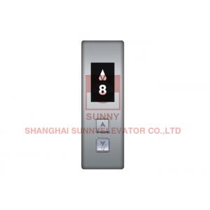 China Stainless Steel Elevator Car Operation Panel / Landing Door Operator supplier
