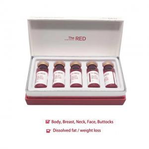 The Red Ampoule Solution Lipolytic Solution Injection For Fat Burning