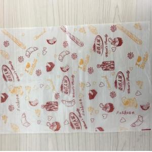 Customized Food Grade Baking Tray Paper For Cake Bread Tray Oil Proof Hamburger Paper