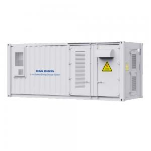 contenedor de almacenamiento 280ah todo de la energía de la batería de 500kW 1505kWh en una caja de almacenamiento al aire libre de la energía