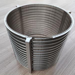Filter Rating 27%-80% Wedge Wire Screen With Width 0.5m-2.0m In Stainless Steel