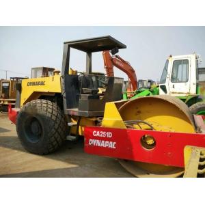 Open Cabin Used Road Roller , New Paint Drum Roller Compactor Dynapac CA251D