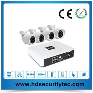 China 2015 new products cctv wireless ip camera system, Hot Selling Home Security H.264 4CH 960P Mini POE NVR Kit supplier