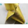 Tobacco 1500M Long Good Extensibility Aluminium Foil Paper Gold Colour