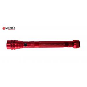 Telescopic Magnetic Flashlight With 3 LED Lamps 360-Degree Adjustable Soft Neck Magnet On Both Ends Red Lighting Picking