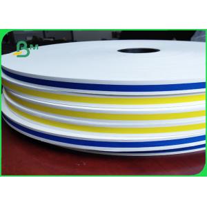 Width 15MM 60G 120G Straw Paper In Rolls With Color Printed FDA Approved
