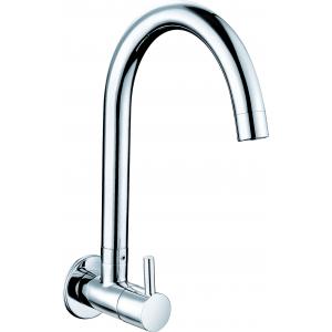 Wall Mounted Kitchen Mixer Faucet Monobloc Single Handle Lever