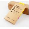 China Kraft card Paper Recyclable Environmental Friendly package Phone case Box Packaging Custom wholesale