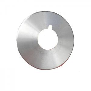 China HSS Fabric Saw Blade Round Tungsten Carbide SKD Roller Blade For Cutting Fabric supplier