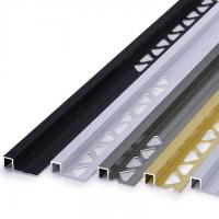 China Wall Floor Aluminium Tile Strip Corner Protect Decoration Edging Trim on sale