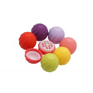 Colorful Lip Balm Tube Ball Shape Stock Egg Shape Cute 7g Lip Balm Tube