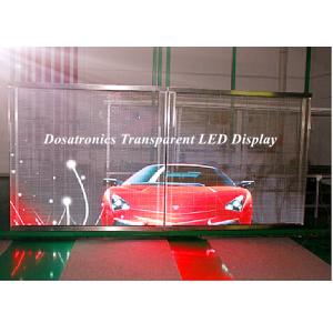 China P10mm Behind Glass Mounted LED Curtain Display LED Perimeter Boards supplier