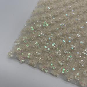 Various Weights Available Sequins Embroidery Fabric with Various Designs & Features M13-024