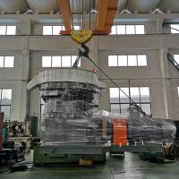 China MSW 3 Rollers Refuse Derived Biofuel RDF Pellet Mill Machine No Roller Bearing. on sale