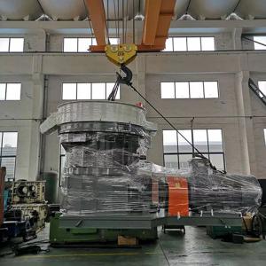 MSW 3 Rollers Refuse Derived Biofuel RDF Pellet Mill Machine No Roller Bearing.