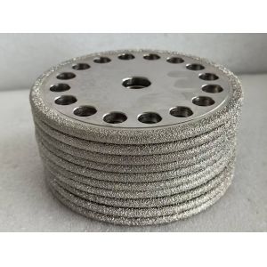 China D40/45グリット カスタマイズ可能な形状と長寿命を備えた鋳鉄研削用高性能真空ろう付けダイヤモンドホイール wholesale