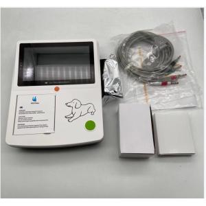 80mm Print Paper Compatible Veterinary 3-Channel ECG Machine With 7" Touchscreen Auto Analysis USB Storage