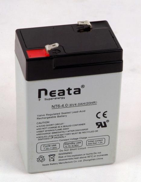 Batterie au plomb 6V-4ah (OIN, CE, UL, RoHS) (NT6v4ah)