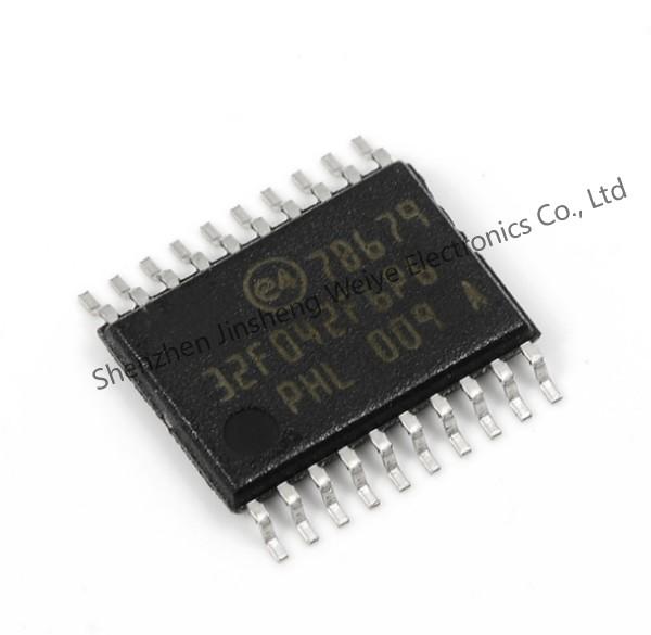 Microcontrollers MCU STM32F042F6P6
 STM32F042F6P6 ARM microcontroller MCU Mainstream Arm Cortex-M0 USB line MCU 32 Kbytes of Flash 48 MHz CPU USB CAN&
