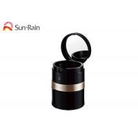 China Acrylic Airless Cream Jar Empty Abs Pmma Material Black Color With Mirror on sale