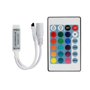 China Mini poder 72W remoto infravermelho chave da C.C. 12V do controlador do diodo emissor de luz RGB do IR 24 supplier