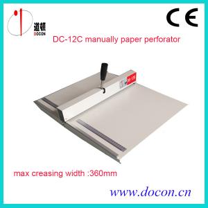 DC-12C manually paper perforating machine