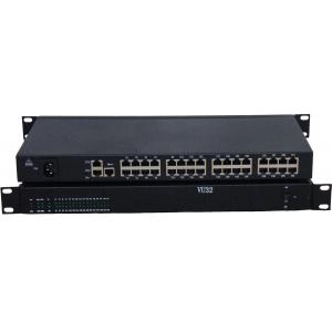 China 32 Port Scada Serial Server Solution , Serial Device Server Massive Capacity Memory supplier