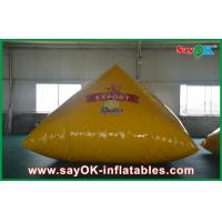 China 3m Decoration Custom Inflatable Products Yellow Inflatable Pyramid Superior on sale