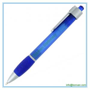 plastic writing pen,click printed writing ball pen