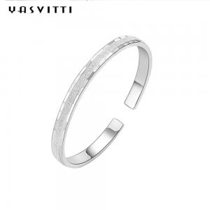 0.08oz 2in Solid Silver Charm Bracelet S925 OEM Womens Adjustable Bracelet