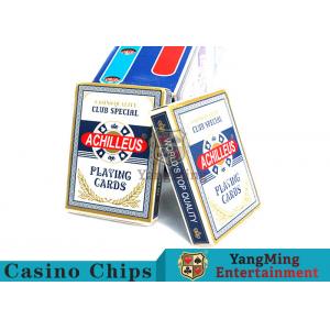 China Customized 150g / Pcs Casino Playing Cards With Anti - Fade Clear Printing supplier