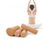 China High Density FSC Natural Cork Yoga Pillar Roller D100*300mm Fine Grain Muscle Relief wholesale