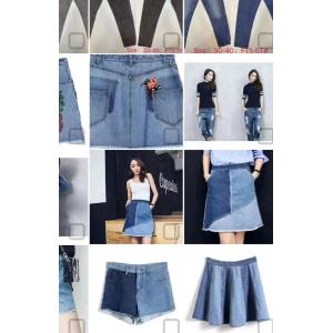 Adult Fashion Lady Jeans Stretch Denim Fashion Jeans Short Skirts Trend 17