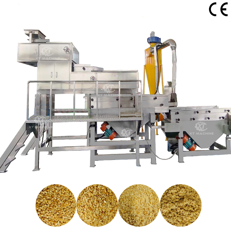 Peanut Chopping and Grader Small Scale Hazelnut Cashew Chopping Machine for Nut Processing Plants