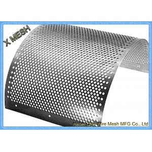 China 2mm Stainless Steel Perforated Metal Mesh Sheet Round Hole Punched Openings supplier