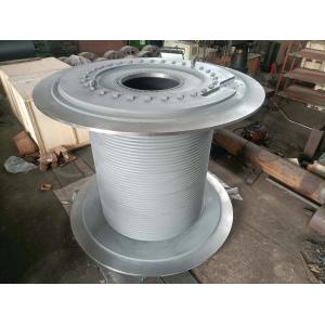 Steel Rope Cable Winch Drum Variable Speed Capability For Heavy Duty Applications