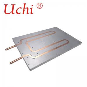 China Heat Pipe Pressed Liquid Cooling Plate , Laser Equipment Chill Plate supplier
