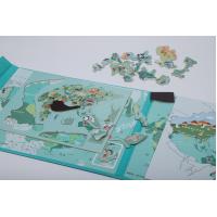 China Customized Magnetic Educational Jigsaw Puzzle Chinese Map Non Toxic on sale
