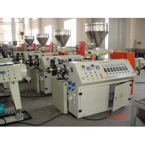 China Small Diameter Pvc Pipe Production Line Plastic Making Machine 90-420kw  supplier