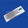 China IP65 Rugged Mini Industrial Desktop Keyboard Metal With Touchpad wholesale