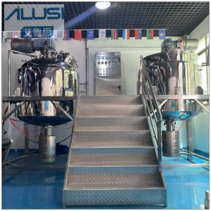 China 27Kw 1000L Cream Making Homogenizer Emulsifier Mixer SUS304, SUS316L Material supplier