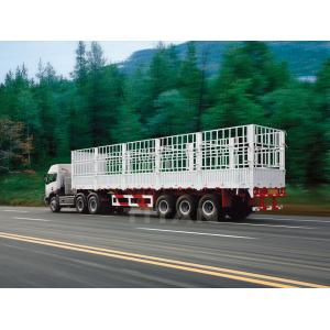 China TITAN VEHICLE  heavy transport side wall trailers with grill in truck trailer supplier